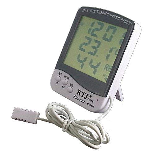 BIPEE TA218A Out Door Digital Thermometer with Sensor Line LCD Screen Electronic Temperature and Moisture Meter