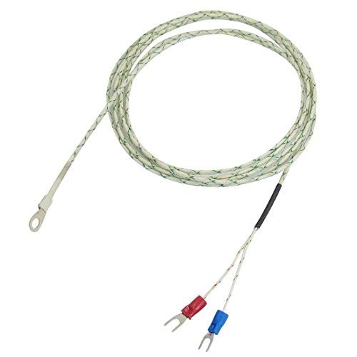 SODIAL(R) 9mm x 5mm Probe Ring K Type Thermocouple Temperature Sensor 2M 6.6Ft
