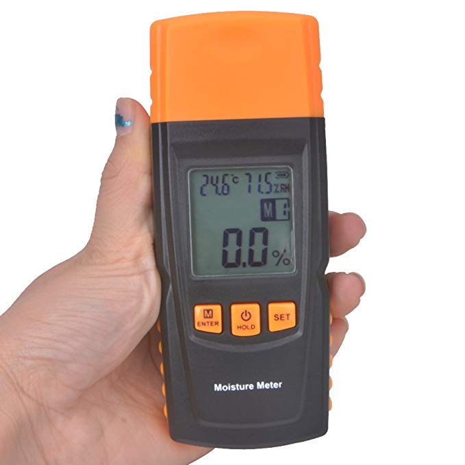 Geartist (TM) GT610 LCD Display Digital Wood Moisture Meter Pin Type Back Light (Range: 2~40%/50%/60%/70%)