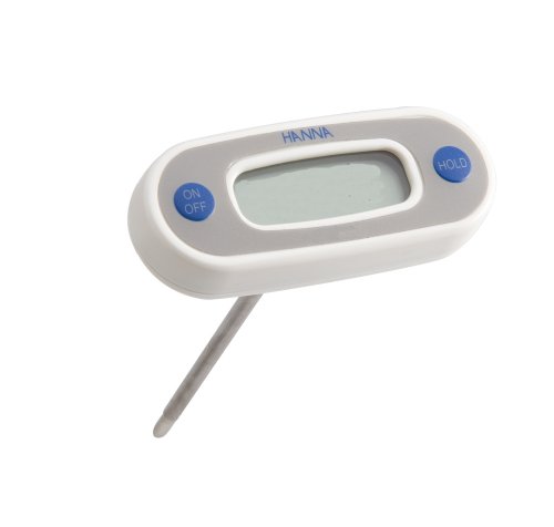 Hanna Instruments HI145-01 T-Shaped Thermometer with 125mm Stainless Steel Probe, -58.0 to 428.0 Degree F Range