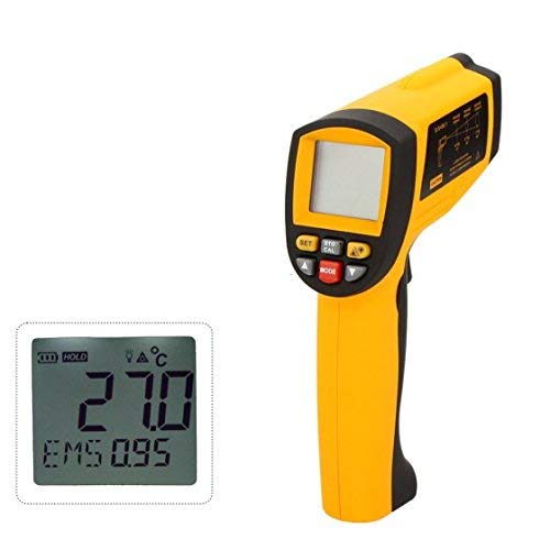 BENETECH GM1651 LCD Non-Contact 50:1 Digital Infrared IR Thermometer Laser Temperature Gun Tester Range -30 ~ 1650℃ ( -22~3002℉) with USB Interface