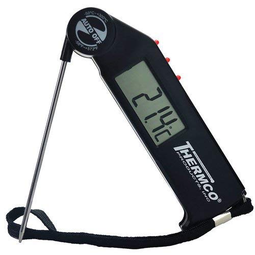 Thermco Flip-Probe Digital Pocket Thermometer, -58/572F & -50/300C, 5