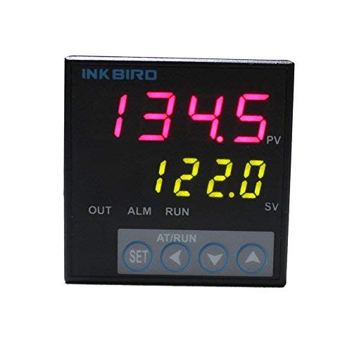 Inkbird F & C Display PID Temperature Controller Thermostat ITC-106RL, Relay Output, AC 12V - 24V