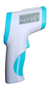 Non Contact Infrared Thermometer - Baby Forehead Instant Digital Temperature Read - Also Measures Bottle and Room Temp - By Lilac & Lavender