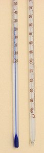 Thermometer Blue Spirit Total Immersion -20 to 150C Single Scale
