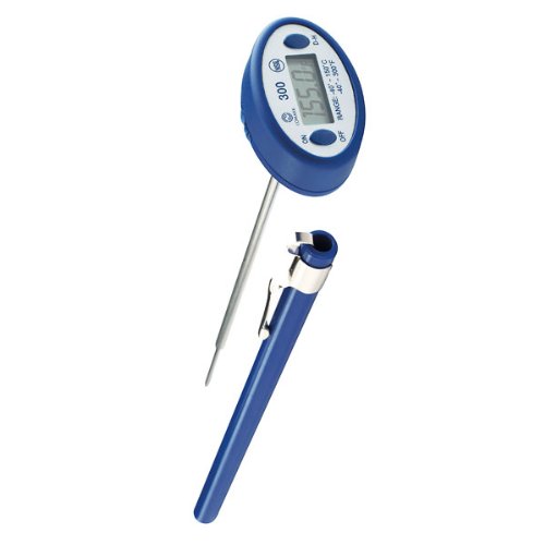 COMARK 300 Digital Pocket Thermometer with Antimicrobial Coating -58 to 300F