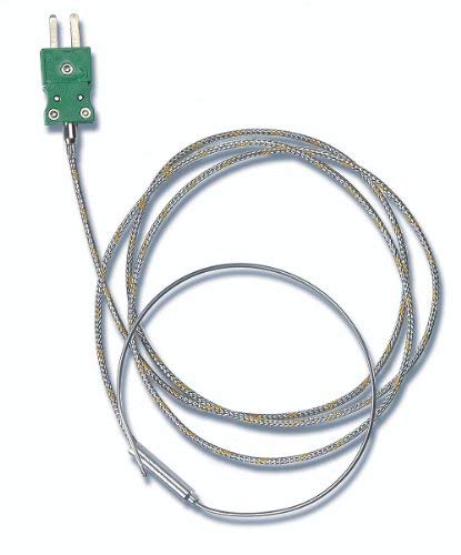 Hanna Instruments HI766F Stainless Steel High Temperature Thermocouple Probe with Flexible Sheath, without Handle, 3/64