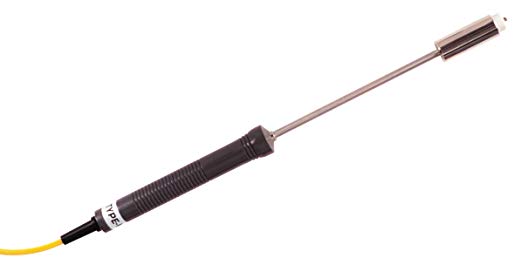 REED Instruments LS-139 Spring Loaded Surface Thermocouple Probe, Type K, -58 to 1432°F (-50 to 800°C)